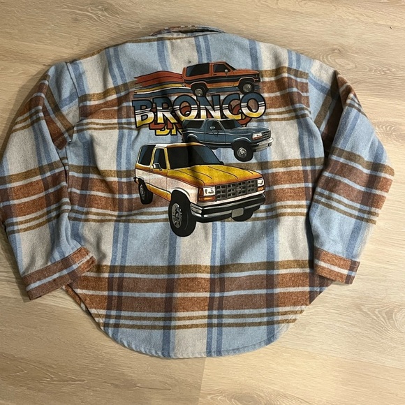 Ford Tops - Ford Bronco Fleece Shirt Medium